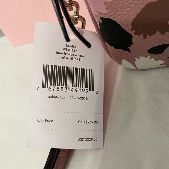 🆕🌹Kate Spade crossbody bag/pink multi colors - Picture 7 of 9